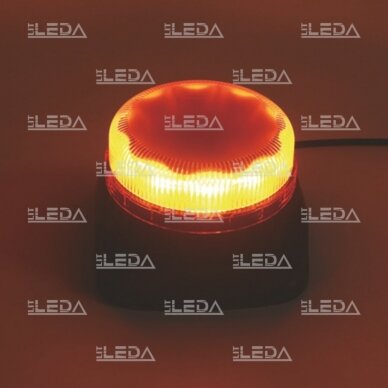 LED warning light with back up alarm (screwed) 12-24 V 1