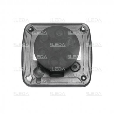 LED mini warning light, amber 12-24V 4