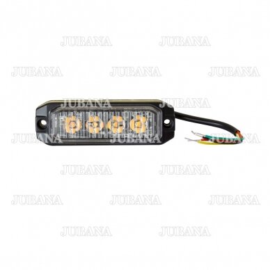 LED warning light amber 12-24V 12W LED 4