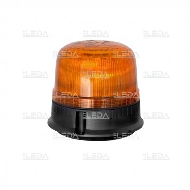 LED beacon amber, diamond, with magnet and screwed, 12/24V 2