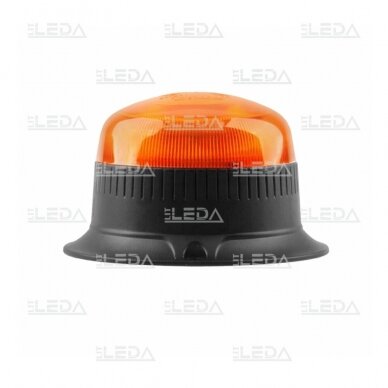 LED beacon amber, mini (113x68mm) with magnet and screwed, 12/24V 3