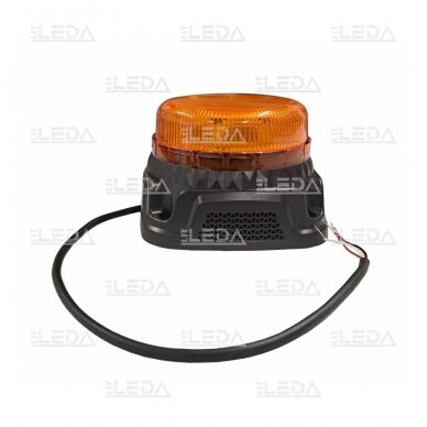 LED warning light with back up alarm (screwed) 12-24 V 2