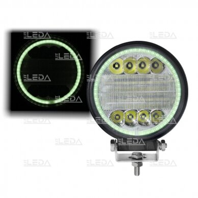 LED work light 30W combo beam, with green angel eye EMC