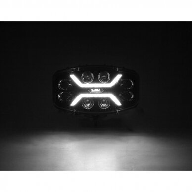 LED driving light 80W 5500lm driving beam + position light, dual color 2