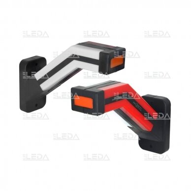 LED side marker light, left side 12-24V