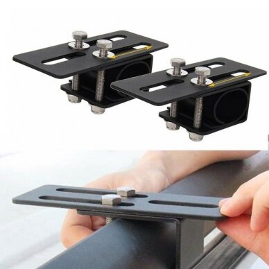 LED light holder, flat, for roof luggage rack 1