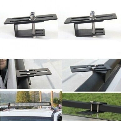 LED light holder, flat, for roof luggage rack 4