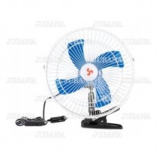 Metal car fan 10", with clip