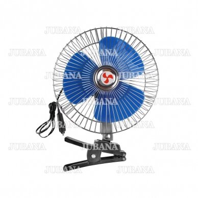 Metal car fan 6", with clip 4