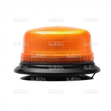 LED magnetic mount micro dome beacon, 12-24V; ECE R65, ECE R10