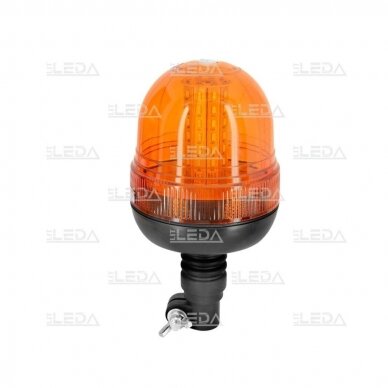 LED flexible pipe mount micro beacon, 12-24V; ECE R10