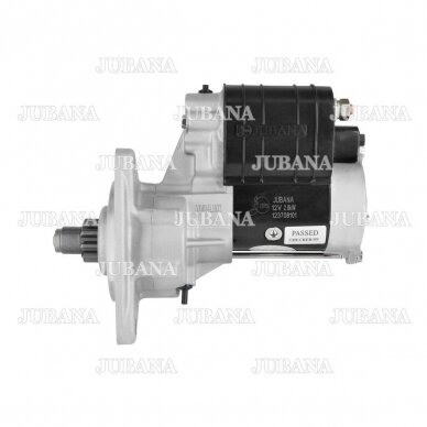 Starteris JUBANA 12V 2,8kW; MMZ, T-40, T-25, T-16, PRONAR, PAZ 4