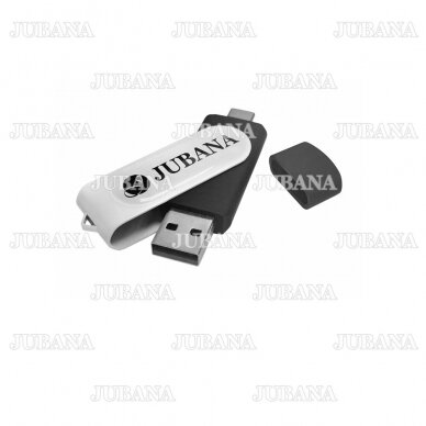 USB laikmena, 64 GB, USB-C ir USB-A