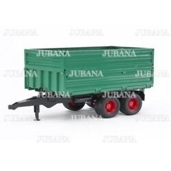 Toy BRUDER trailer with high sides