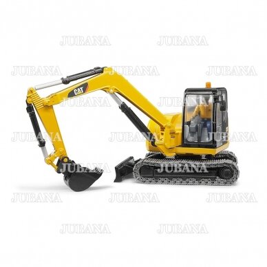 BRUDER toy Cat® Mini Excavator with worker 5