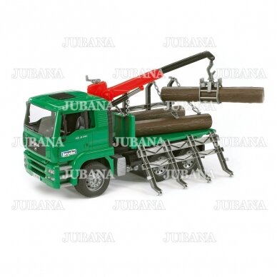 BRUDER toy MAN Timber truck with loading crane 2