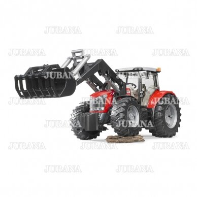 BRUDER toy Steyr 6300 Terrus CVT with front loader 5