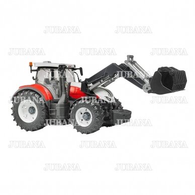 BRUDER toy Steyr 6300 Terrus CVT with front loader 2